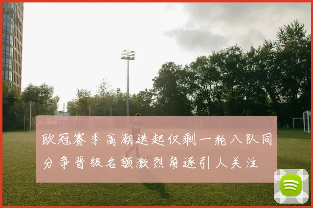 欧冠赛季高潮迭起仅剩一轮八队同分争晋级名额激烈角逐引人关注